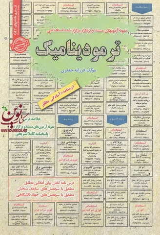 استخدامی ترمودینامیک فرزانه جعفری انتشارات سامان سنجش